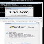Windows 7 Booted at 5 MHz