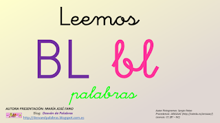 palabras para niños con bl