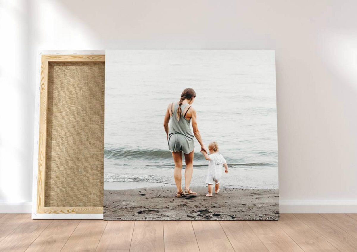 impresión sobre lienzo