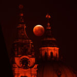 Súper luna de sangre de lobo - en imágenes