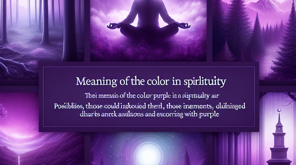 Explorando el Significado Espiritual del Color Púrpura: Una Profunda ...