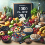 ejemplo de la dieta de 1000 calorias