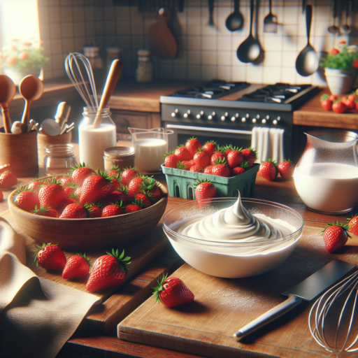 como hacer fresas con crema