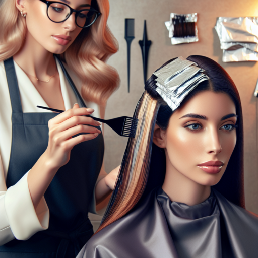 como hacer rayitos en el pelo