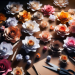 como hacer rosas de papel