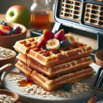 como hacer waffles de avena