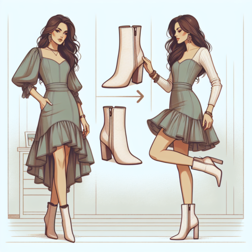 como usar botines con vestido