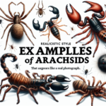 ejemplos de aracnidos