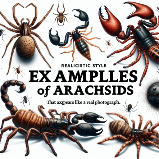 ejemplos de aracnidos