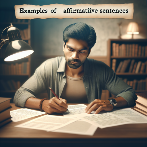 ejemplos de oraciones afirmativas