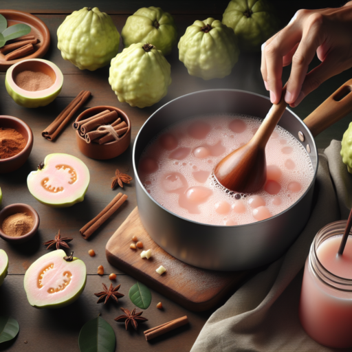 como hacer atole de guayaba