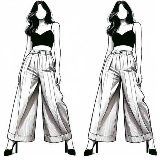 como usar pantalones anchos