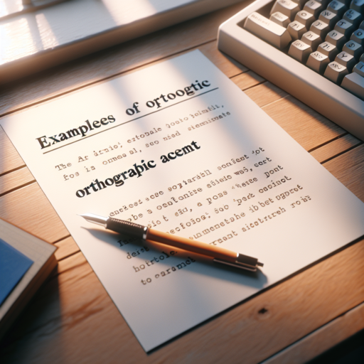 ejemplos de acento ortografico