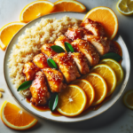 como hacer orange chicken