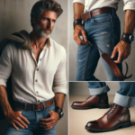 como usar botas con jeans hombres