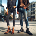 como usar jeans con botas