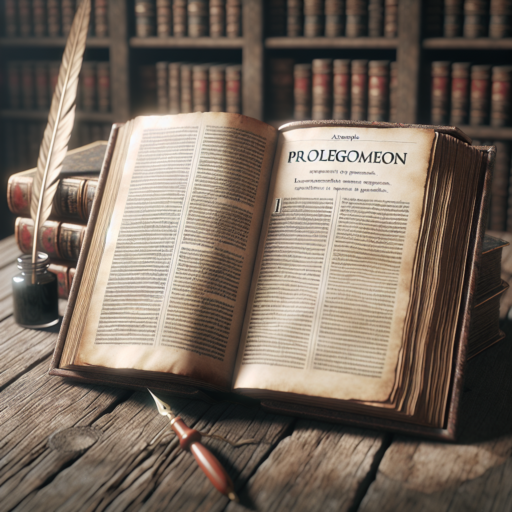 ejemplo de prolegomeno