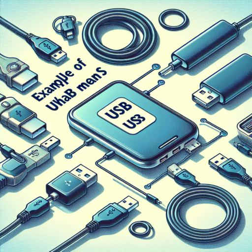 ejemplo de que significa usb