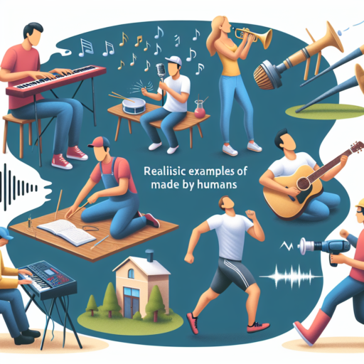 ejemplos de sonidos producidos por el hombre