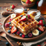 como hacer waffles saludables