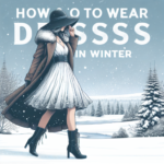 como usar vestidos en invierno